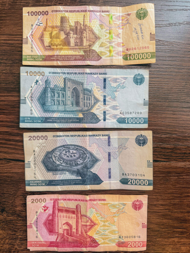 uzbek novac